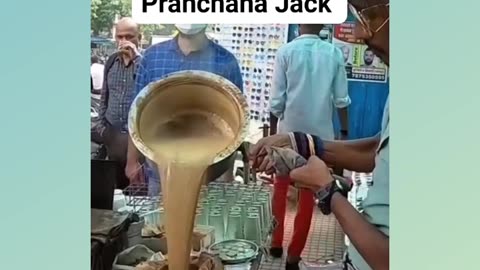 Pranchana Jack making the best Indian Cappuccino!