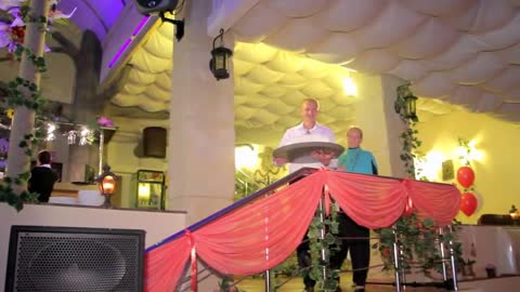 Groom Makes a Mess of Carrying the Cake