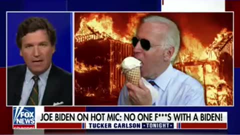 Tucker Carlson: Biden was caught on a hot mic warning his enemies