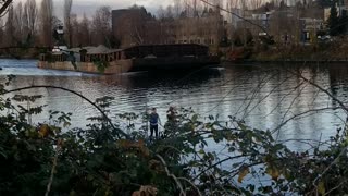 Salmon Bay Seattle Big Tug Boat Dec 2020