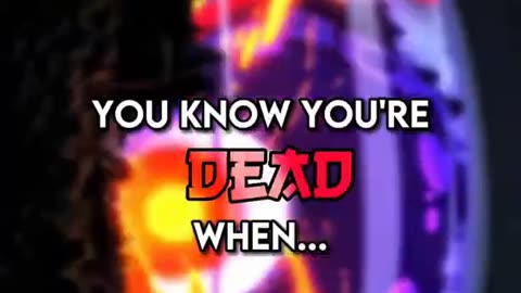 You know you're "DEAD" when... #anime #shorts