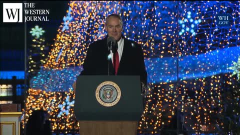 Watch: Melania Trump Leads 9th Annual White House Christmas Tree Lighting Ceremony