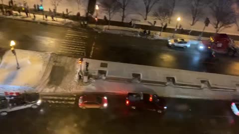 Convoy arriving in Quebec City tonight for this weekends protest.