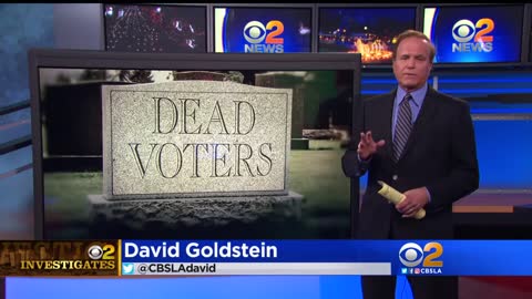 HUNDREDS of dead people found casting ballots in Los Angeles