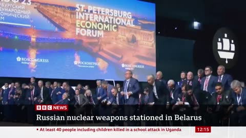 Russian nuclear weapons stationed in Belarus - BBC News