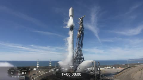 Liftoff of Falcon 9’s 15th flight of the year