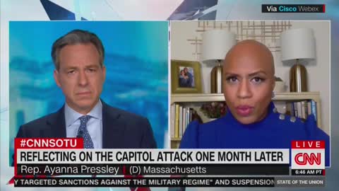 Jake Tapper and Rep. Ayanna Pressley