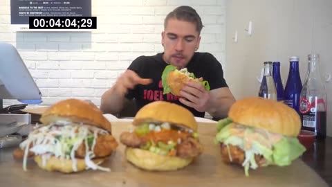 BEAT THIS FRIED CHICKEN SANDWICH CHALLENGE IN 20 MINUTES AND EAT FOR FREE! Joel Hansen