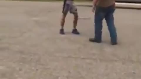 Teenaged MMA Trainee Obliterates a Full Grown Redneck Bully 3x his size...