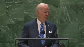 Biden's Brain BREAKS - Calls the "United Nations" the "United States"