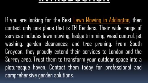 One of the Best Lawn Mowing in Addington