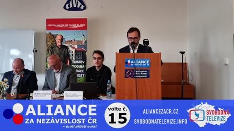 Aliance za nezávislost ČR - proti přijetí eura \ Adam Benjamin Bartoš