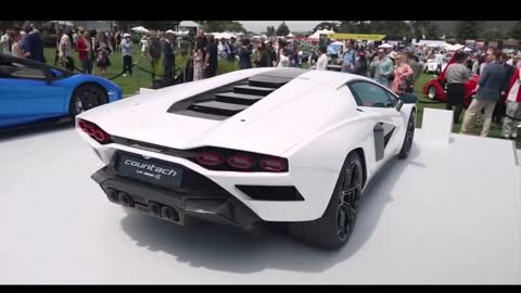 New 2022 Lamborghini Countach High Tech Features Hybrid V12 Hypercar