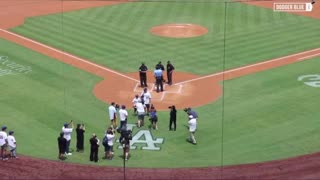 Chris Pratt at Dodgers Christian Faith and Family Day