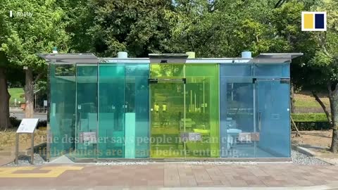 Japan’s transparent restrooms hope to dispel stereotypes of dirty public toilets