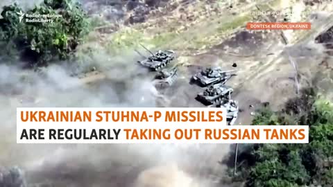 Made In Ukraine: Anti-Tank Missiles Take On Russian Armored Units