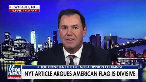 Joe Concha slams NYT article calling American flag 'divisive'