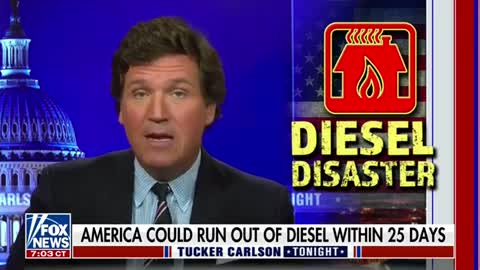 Tucker Carlson: The US is about to run out of diesel fuel