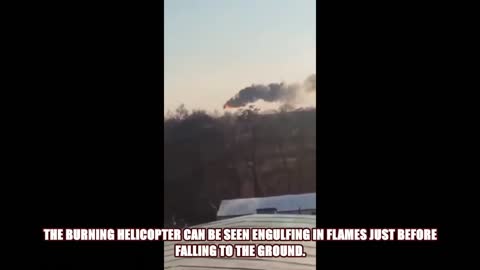 MI 24 Hind Helicopter Shot Down By Ukrainian Anti Air Missile