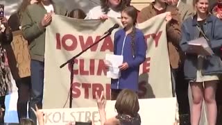 Greta Thunberg lectures Iowans about climate change