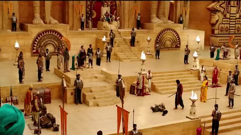 Bahubali movie head cut scene