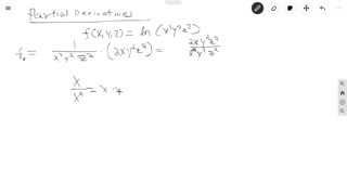 Calculus 16 - Partial Derivatives 3