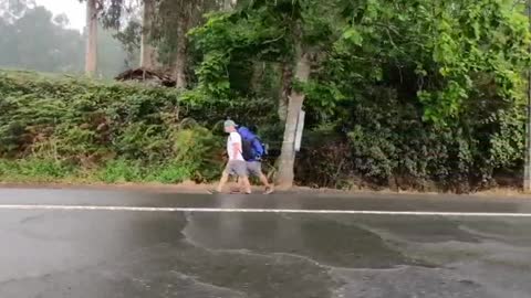 Olona inicia como nueva «embajadora del Camino de Santiago» la penúltima etapa de su Peregrinación