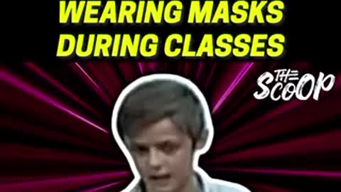 Student blasts teachers on masks - Well done lad