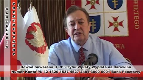 Warszawa 28 09 23 Jan Zbigniew Potocki Prezydent 2RP