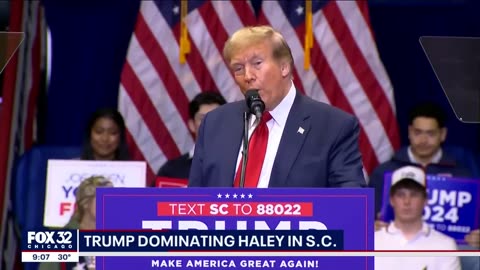 Donald Trump dominating Nikki Haley in South Carolina