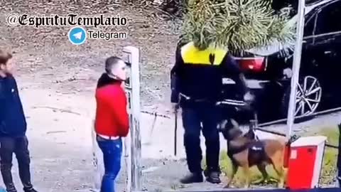 Incluso el Perro Policía conoce a un tirano 👊
