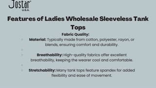 Trendy Ladies Wholesale Sleeveless Tank Tops - High Quality & Affordable