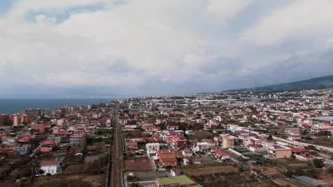 Beautiful Drone footage of Italy City