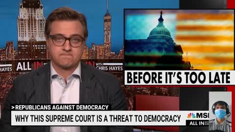 Chris Hayes claimed Congress is fine watching 'the world burn' from SCOTUS rulings