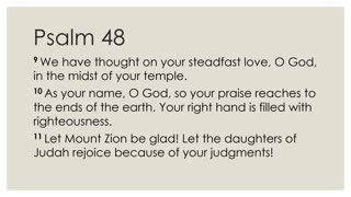 Psalm 48 Devotion