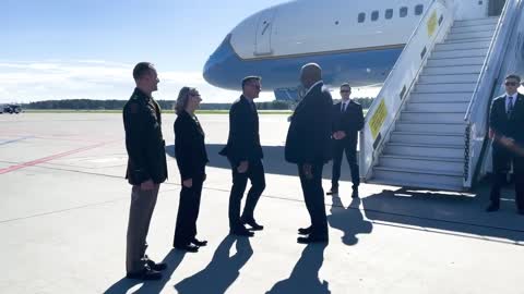 Pentagon chief Lloyd Austin arrived in Latvia to discuss military assistance to Ukraine