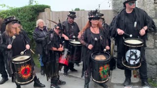 Beltane Border Morris - Brimfield - Rugglestone Inn, Widecombe - 27 Jul 23 (Russell's cut)