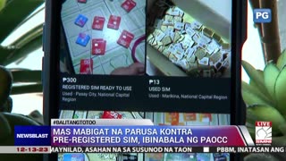 Mas mabigat na parusa kontra pre-registered SIM, ibinabala ng PAOCC