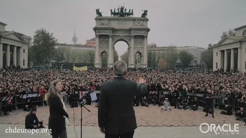 Robert F Kennedy - speaks at Freedom rally in Milan