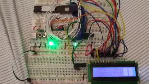 MC68008 Calculator: LCD Test