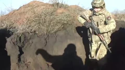 Training of an assault group to capture an enemy stronghold