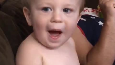Toddler tries Takis for the first time