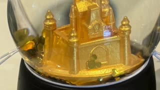 Walt Disney World Castle Glass Snowglobe #shorts