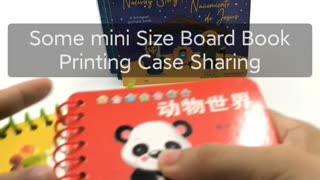 Mini size board book printing case