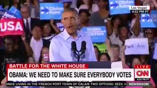 Barack Hussein Obama says "call Pookie"
