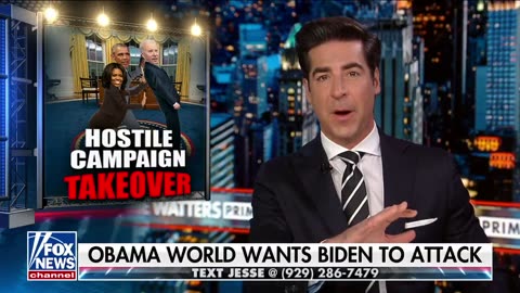 Jesse Watters | Biden Regime is tanking, the Obamas are staging a hostile takeover