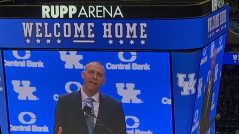 BBN Welcomes Home Coach Mark Pope to Rupp Arena in Style!