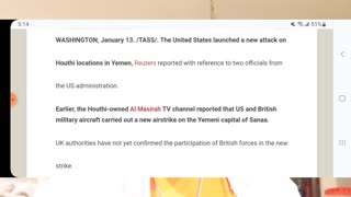 Jan 13, 2024-Watchman News-2 Cor 5:19-20- Red Sea to be sea of blood, US strikes Yemen again + More!