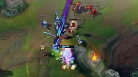 Super handsome kill in the middle of the League of Legends
