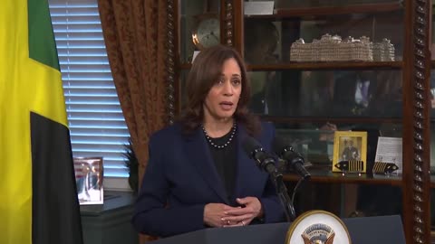 Kamala Harris: "We will assist Jamaica in COVID recovery by assisting in terms of the recovery efforts in Jamaica that have been essential"